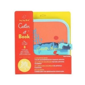 Jaq Jaq Bird Doodle & Go Chalk Coloring Book, Mone
